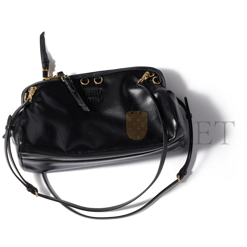 M1v M1v caprice glossy leather clutch 5bf130 (28*14.5*10cm)